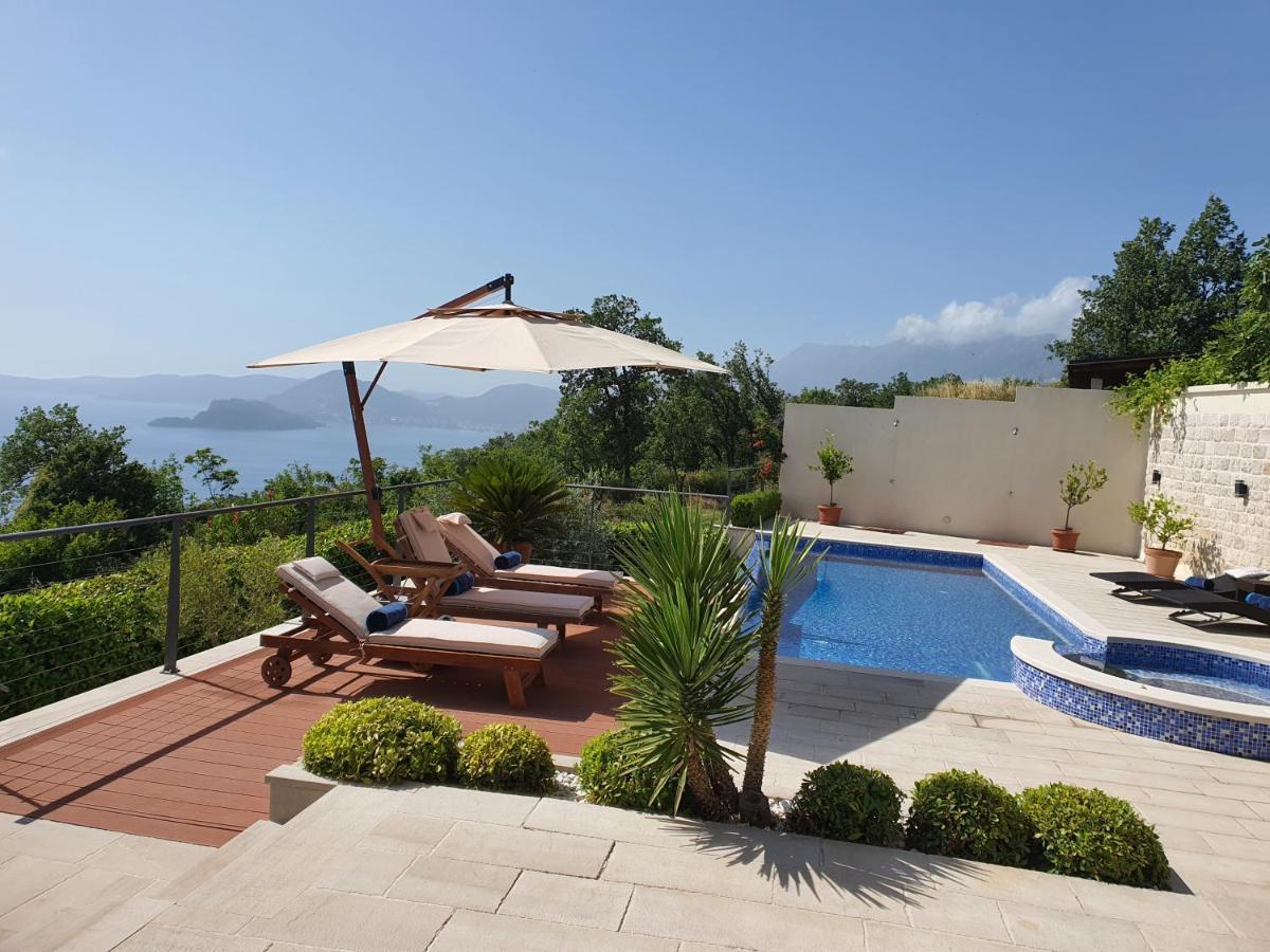 Luxury Villa Crystal Blue Sveti Stefan Exterior photo